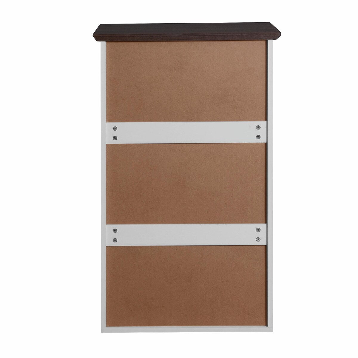 White Mid-Century Modern 5-Drawer Dresser