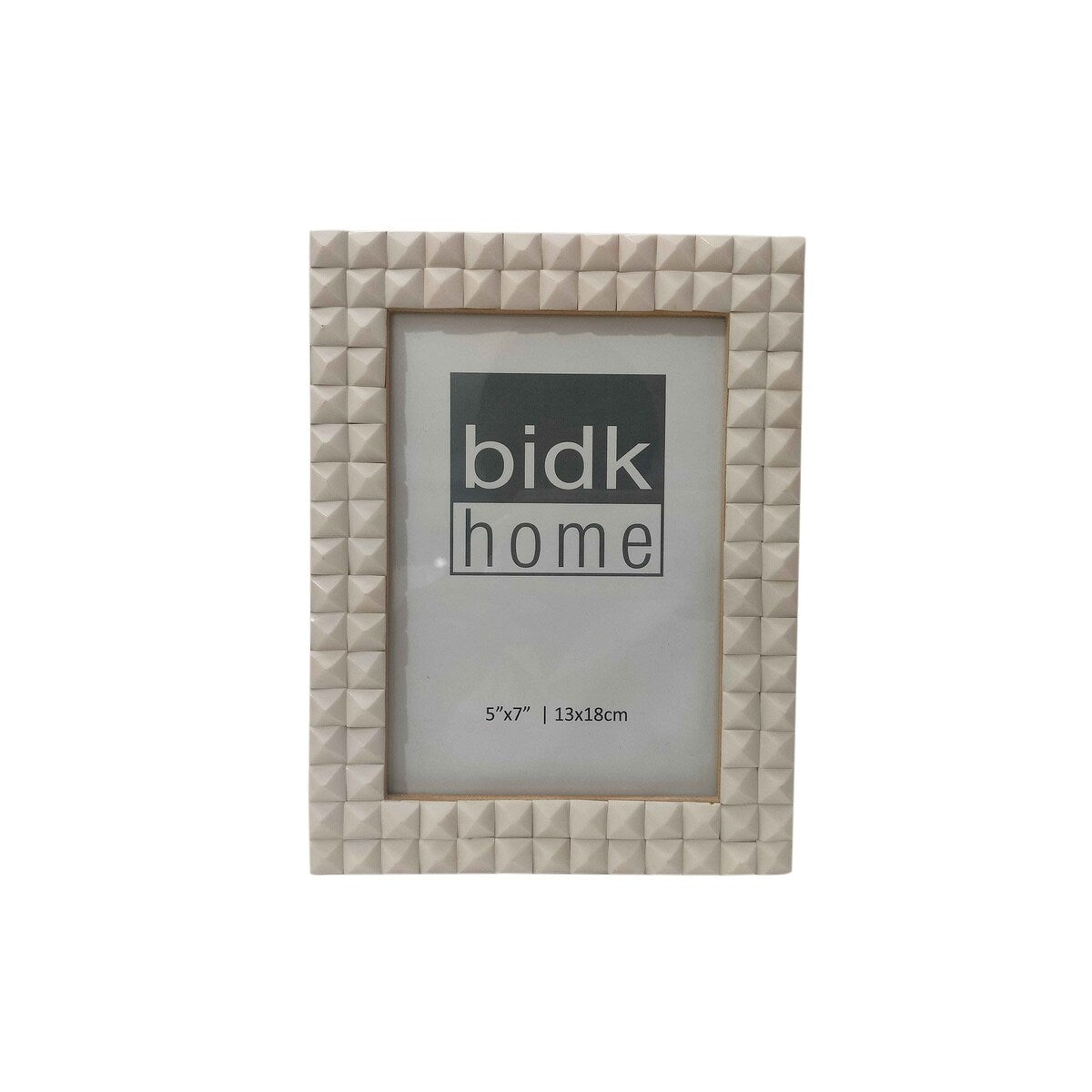 White Picture Frame Resin Diamond Box Design - WHITE