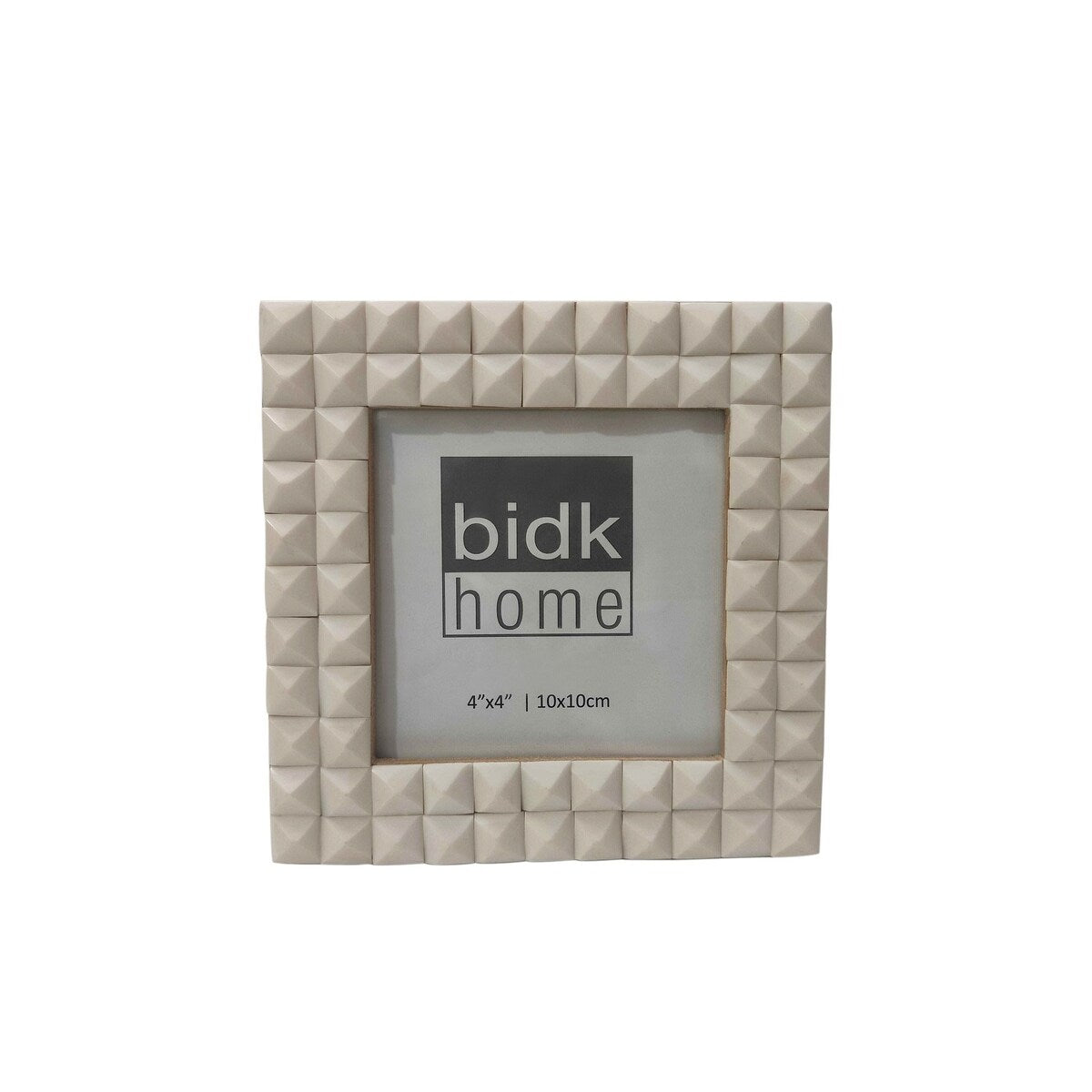 White Picture Frame Resin Diamond Box Design - WHITE