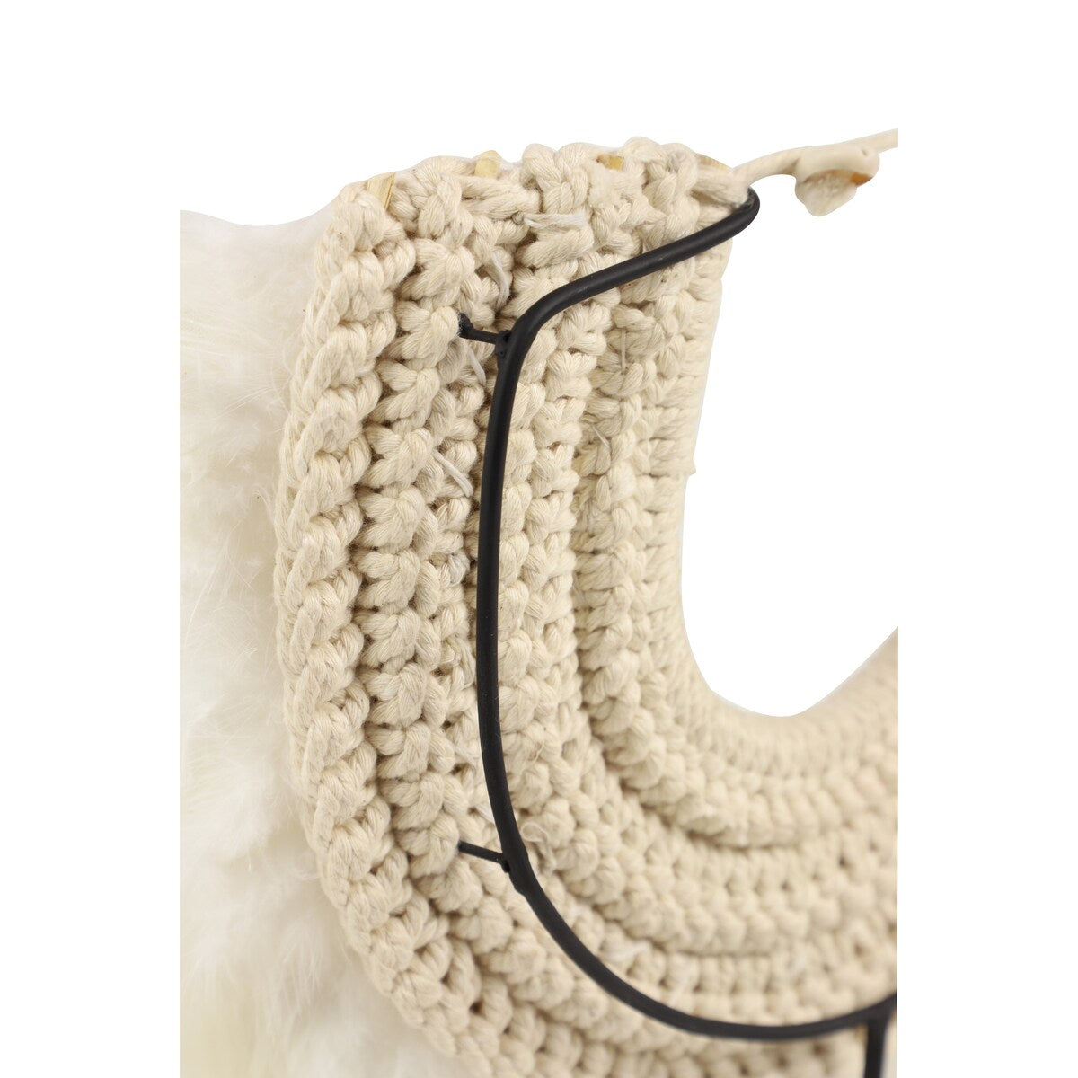 White Shell Eclectic Sculpture Birds 13 x 12 x 4 - 12 x 4 x 13