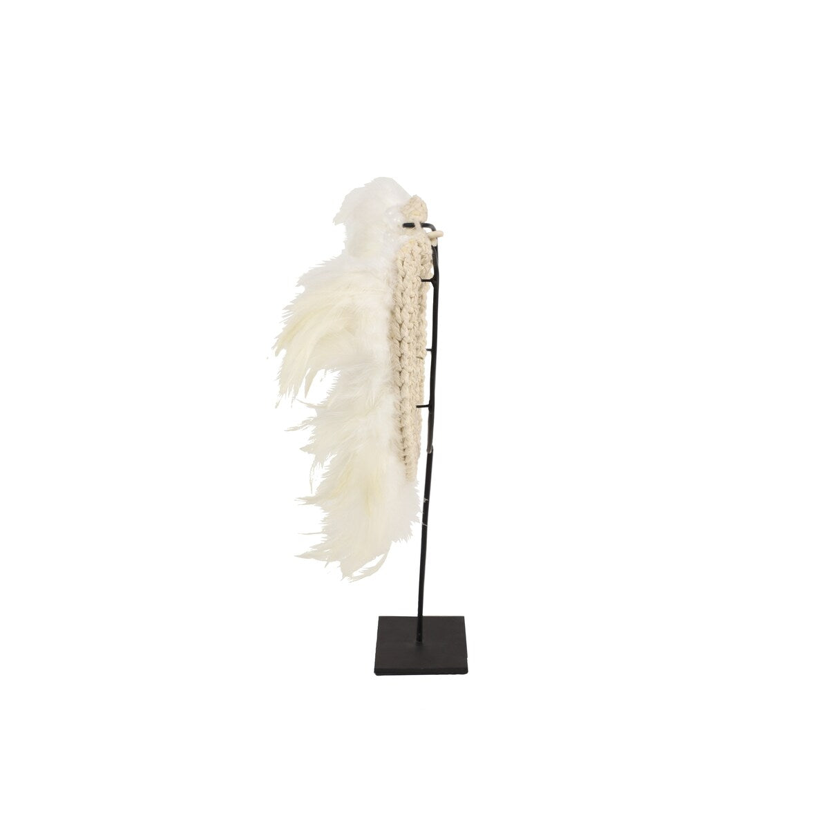 White Shell Eclectic Sculpture Birds 13 x 12 x 4 - 12 x 4 x 13