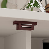 White Storage Cabinet: Kitchen Pantry, Buffet, Large 72.2"H Bookshelf
