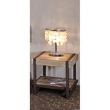 Whiteline Contemporary Modern Richmond Occasional Side Table/End Table