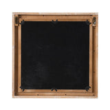 Whitewash Natural Tan 20-inch Quatrefoil Wall Mirror