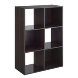Whitmor 6 Cube Organizer - Espresso