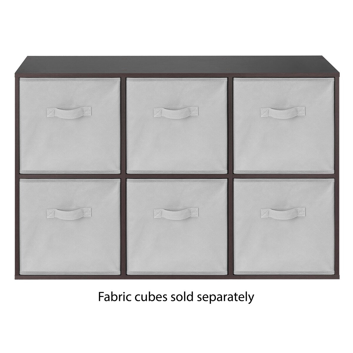 Whitmor 6 Cube Organizer - Espresso