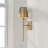 Whitney 1-light Aged Brass Wall Sconce - Aged Brass