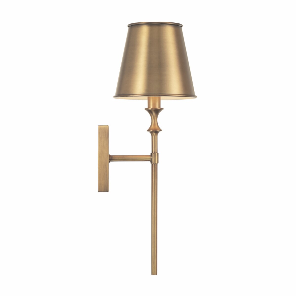 Whitney 1-light Aged Brass Wall Sconce - Aged Brass