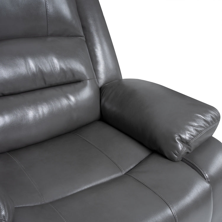 Deluxe Adjustable Power Lift Recliner Chair for Elderly Faux Leather Electric Recliner Split-Back Chair