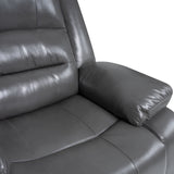Deluxe Adjustable Power Lift Recliner Chair for Elderly Faux Leather Electric Recliner Split-Back Chair