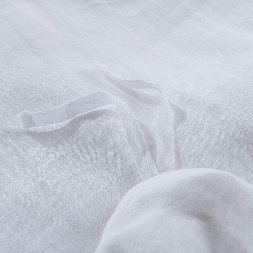 WHOLINENS Stone Washed Pure Hemp Duvet Cover Set