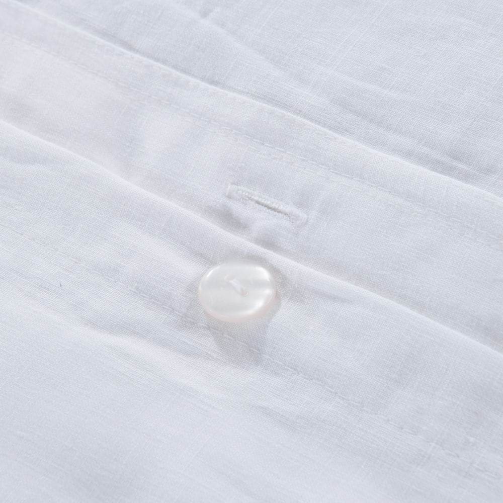WHOLINENS Stone Washed Pure Hemp Duvet Cover Set