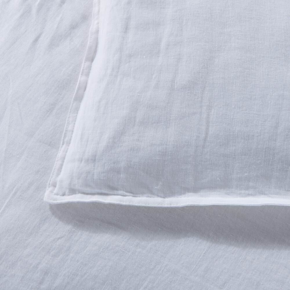WHOLINENS Stone Washed Pure Hemp Duvet Cover Set