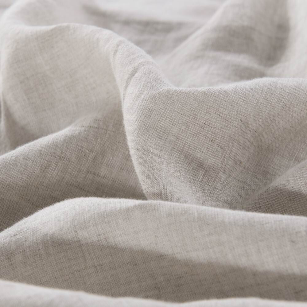 WHOLINENS Stone Washed Pure Hemp Duvet Cover Set