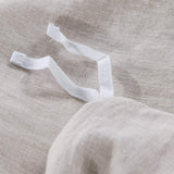 WHOLINENS Stone Washed Pure Hemp Duvet Cover Set