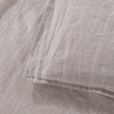 WHOLINENS Stone Washed Pure Hemp Duvet Cover Set