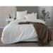WHOLINENS Woven Texture Matelasse Duvet Cover Set