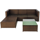 Wicker/Rattan 4 - Person Seating Group with Cushions