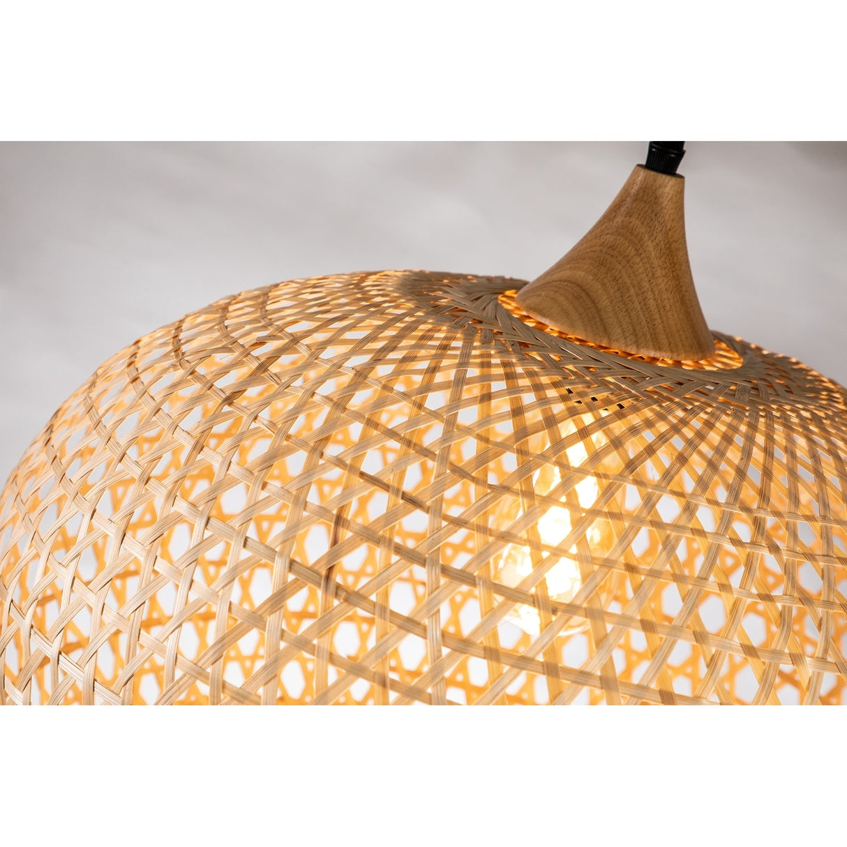 Wicker Rattan Pendant Light