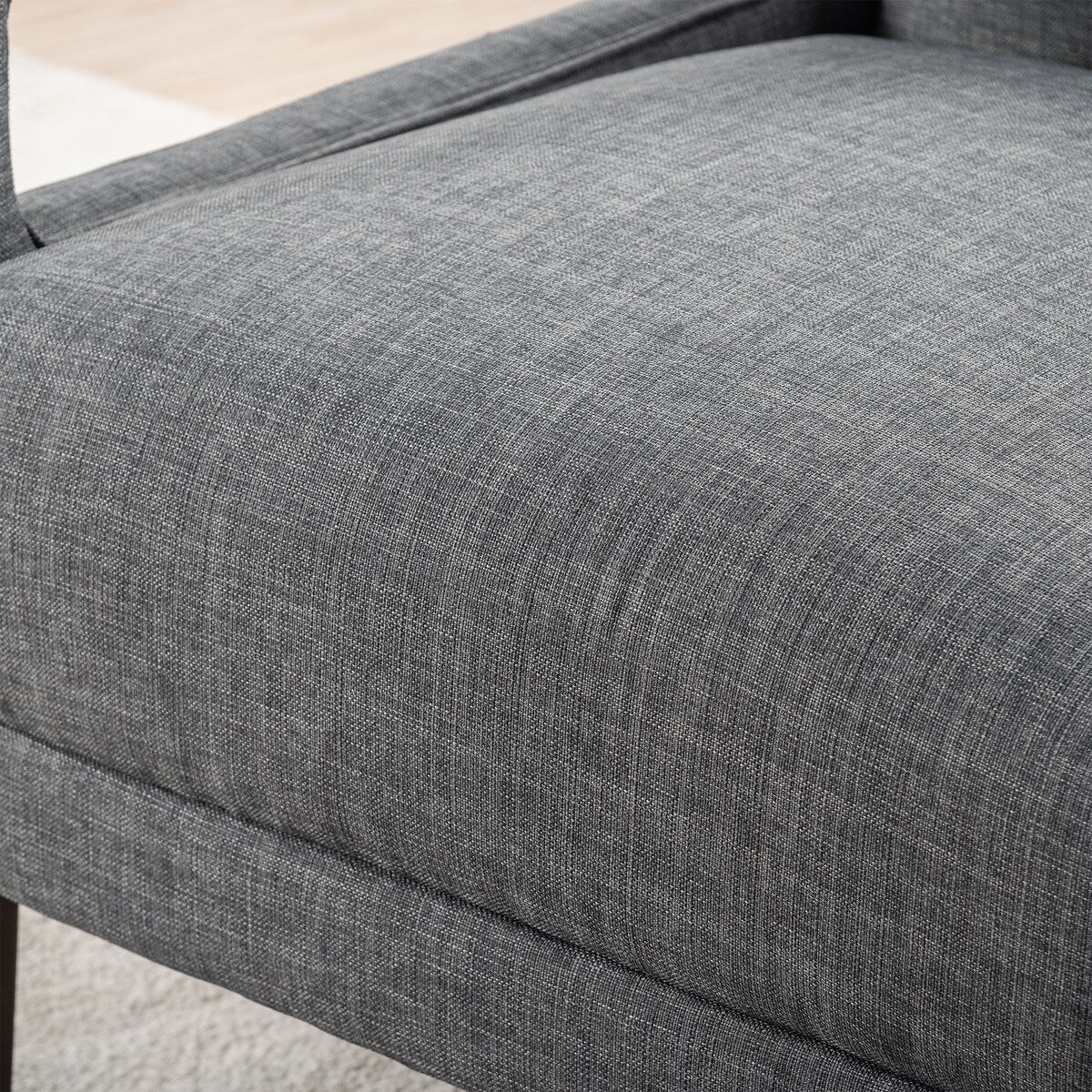 Modern 28.5" Wide Hollow Shape Arm Accent Chair