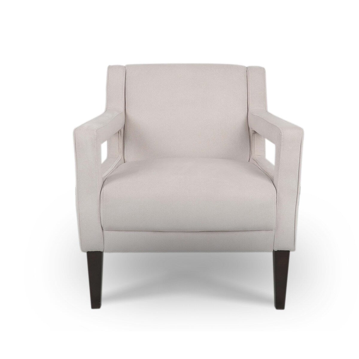 Modern 28.5" Wide Hollow Shape Arm Accent Chair