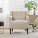 Modern 28.5" Wide Hollow Shape Arm Accent Chair