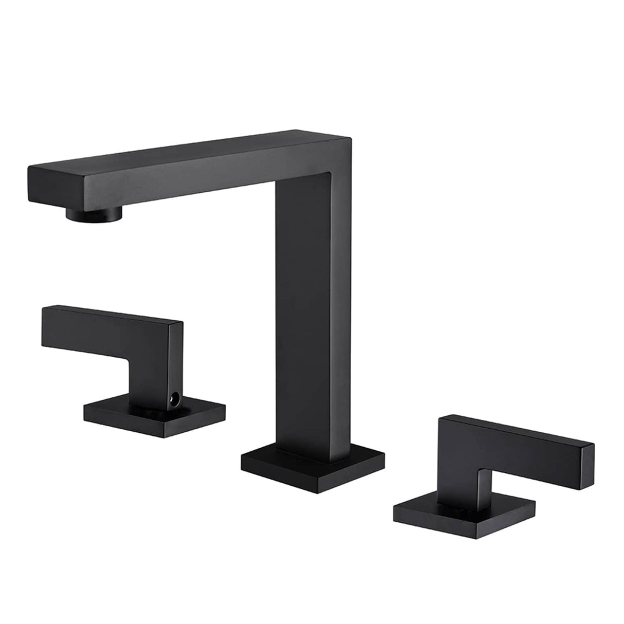 Widespread Bathroom Faucet 3 Hole Modern 8 Inch Bathroom Sink Faucets 2 Handle Basin Vanity Mixer Taps With Valve