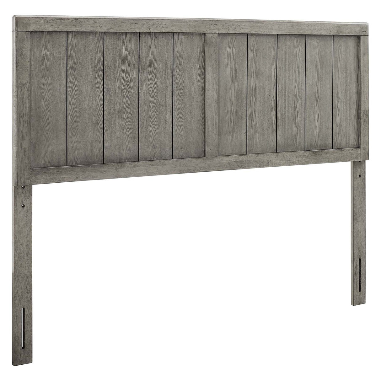 Widman Country Style King Size Grey Wooden Headboard