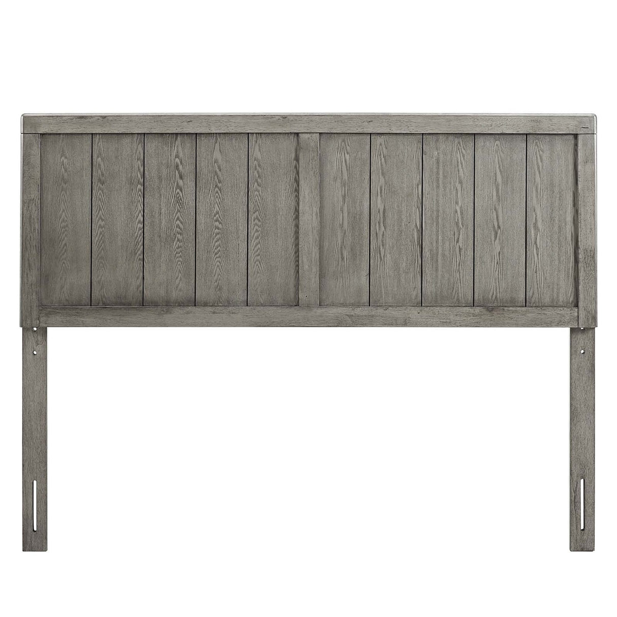 Widman Country Style King Size Grey Wooden Headboard