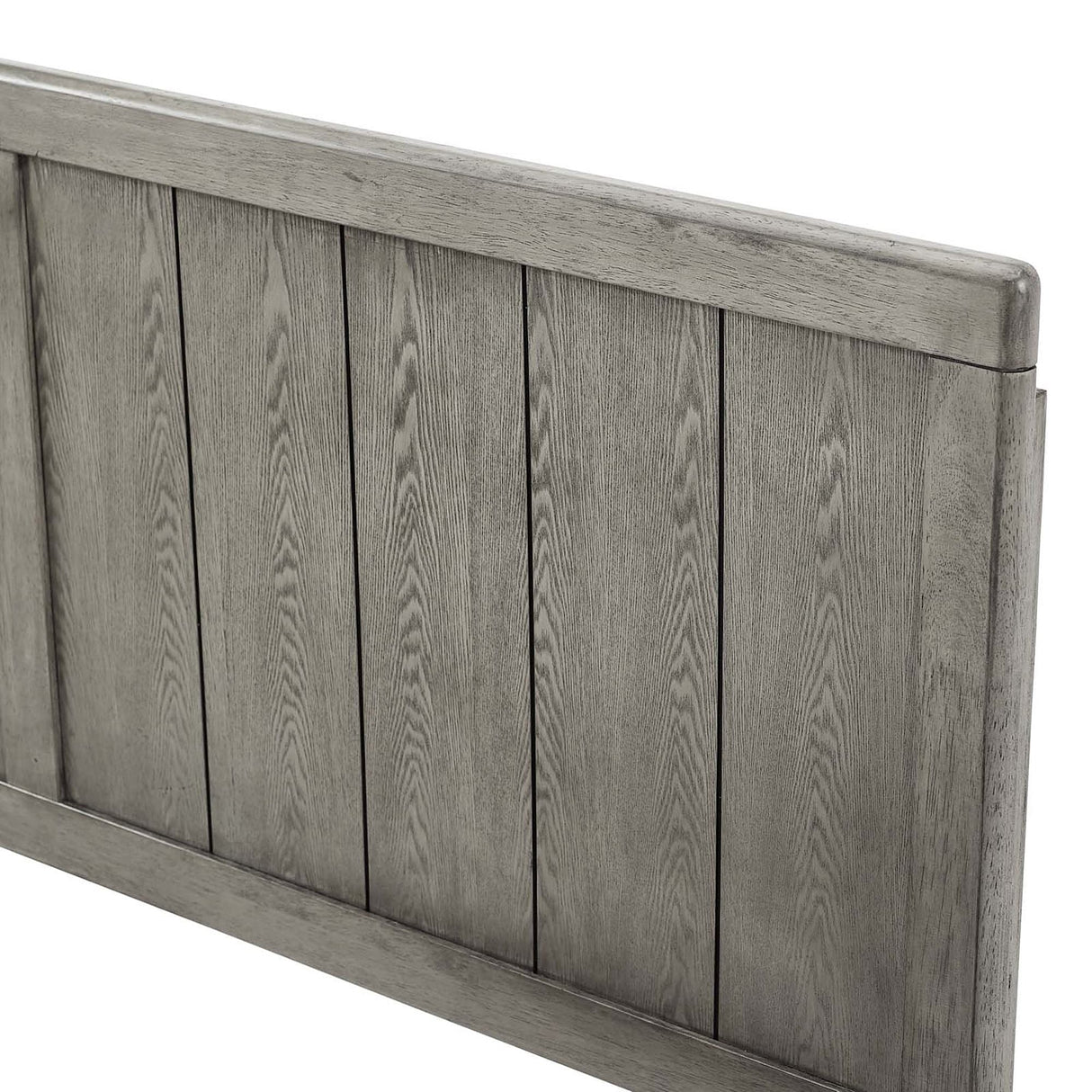Widman Country Style King Size Grey Wooden Headboard