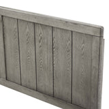 Widman Country Style King Size Grey Wooden Headboard