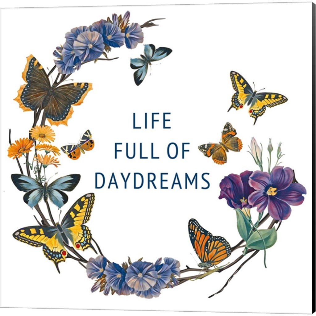 Wild Apple Portfolio 'Butterfly Garden' Canvas Art (Set of 2)