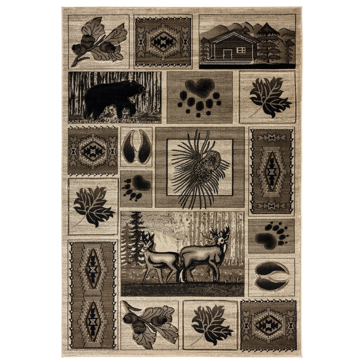 Wildlife Collection Area Rug
