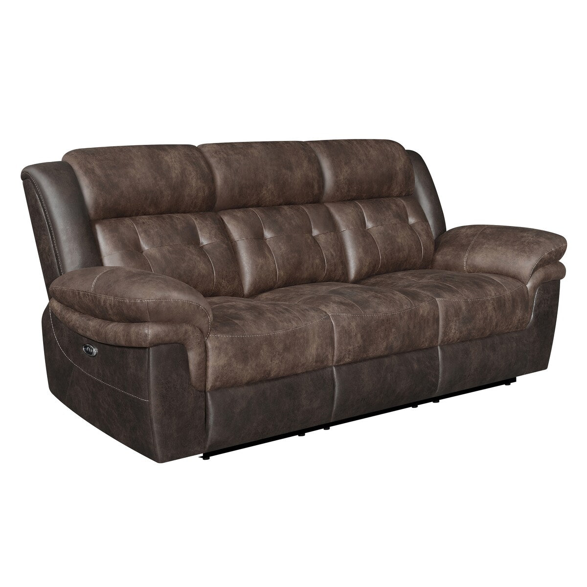 Wildwood Upholstered Tufted Cushion Power Recline Sofa