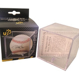 Will Clark Autographed MLB Signed Baseball THE THRILL Hologram COA With Display Case SMUDGE - 8'6" x 11'6"