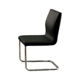 William's Home Furnishing Lodia I Side Chair Black/Silver