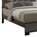 William's Home Furnishing Manvel Queen Bed in Two-tone Antique Gray