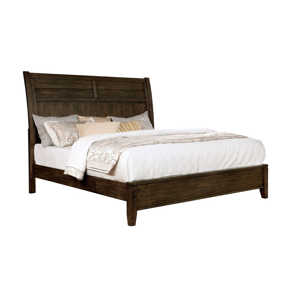Williams Home Furnishing Agapetos C.King Bed in Walnut Finish