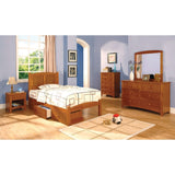 Williams Home Furnishing Cara Full Bed in Oak Finish