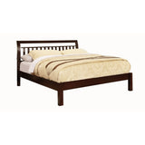 William's Home Furnishing Corry Cal.King Bed In Dark Walnut Finish