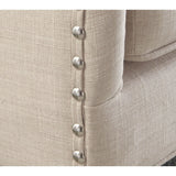 Williams Home Furnishing Cuenca Love Seat Bench in Beige Finish