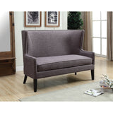 Williams Home Furnishing Cuenca Love Seat Bench in Beige Finish