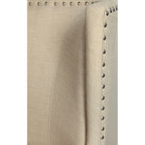 Williams Home Furnishing Cuenca Love Seat Bench in Beige Finish