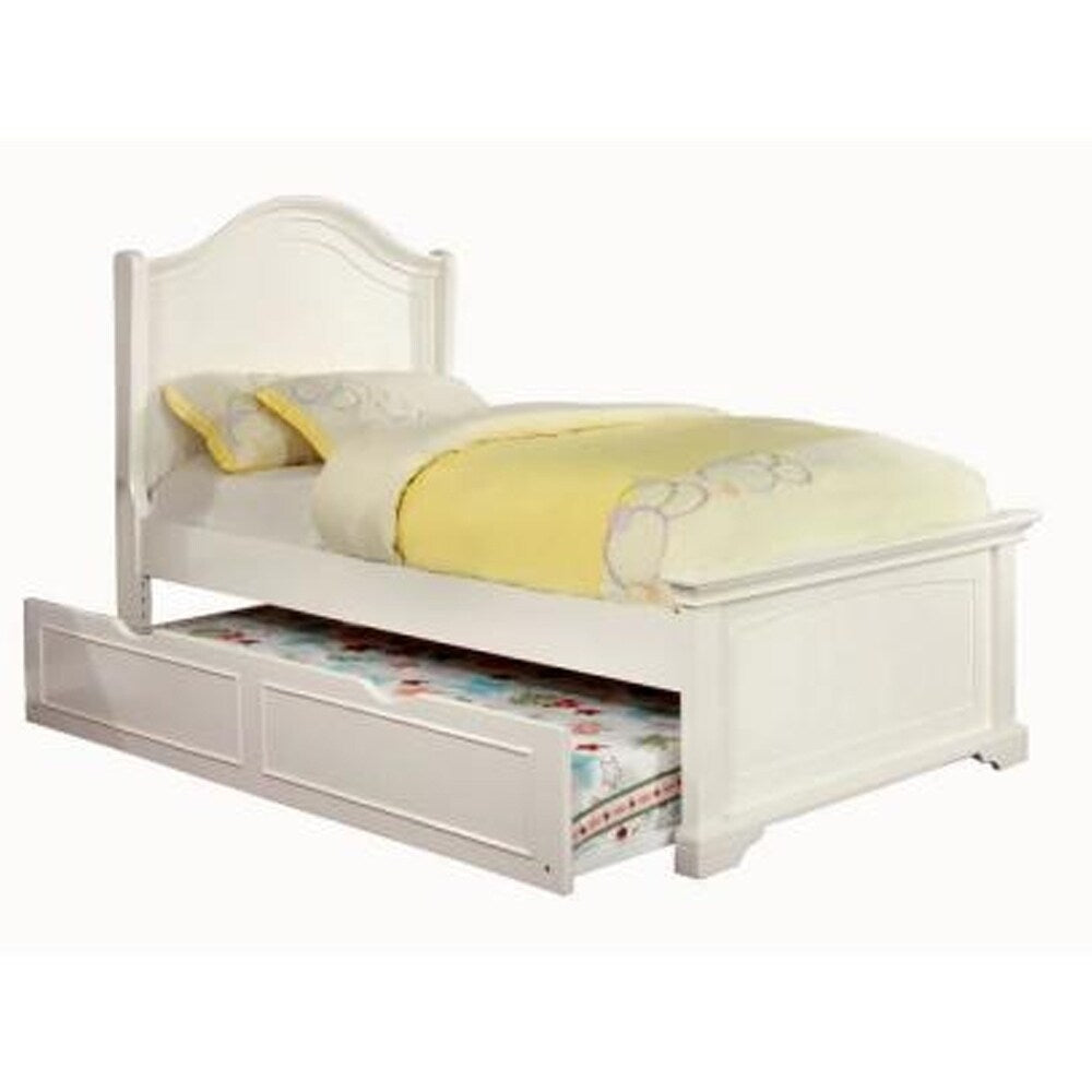 William's Home Furnishing Mullan Twin Bed In White Finish