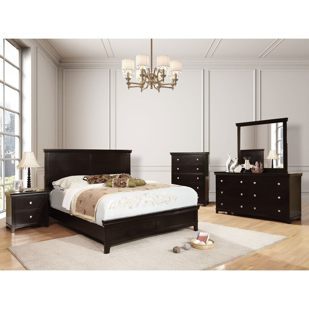 William's Home Furnishing Spruce Queen Bed, Espresso Finish
