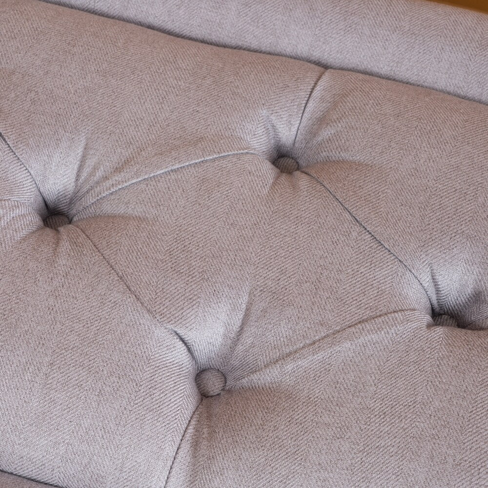 Williams Tufted Fabric Ottoman Bench by Christopher Knight Home