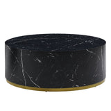 Marble Williamspace Fully Assembled Round Side Coffee Table For Living Room