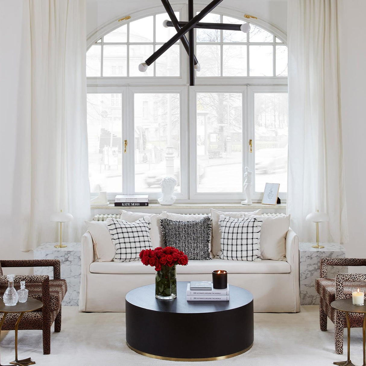 Marble Williamspace Fully Assembled Round Side Coffee Table For Living Room