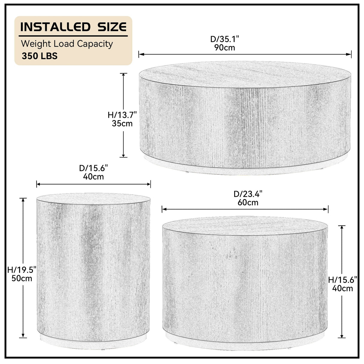 Marble Williamspace Fully Assembled Round Side Coffee Table For Living Room