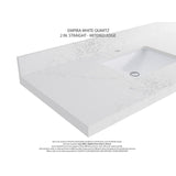 Willow Collections 60 in. W x 22 in. D Charlotte Teak Double Sink Bathroom Solid Teak Vanity with Countertop